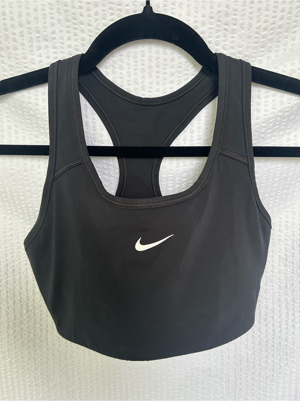 Nike Dri-Fit Racerback Sports Bra Black Size Medium